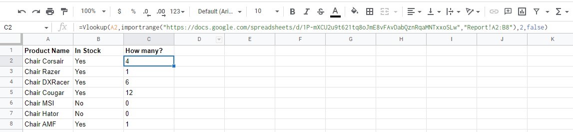 How to use VLOOKUP from Another Sheet in Google Sheets?