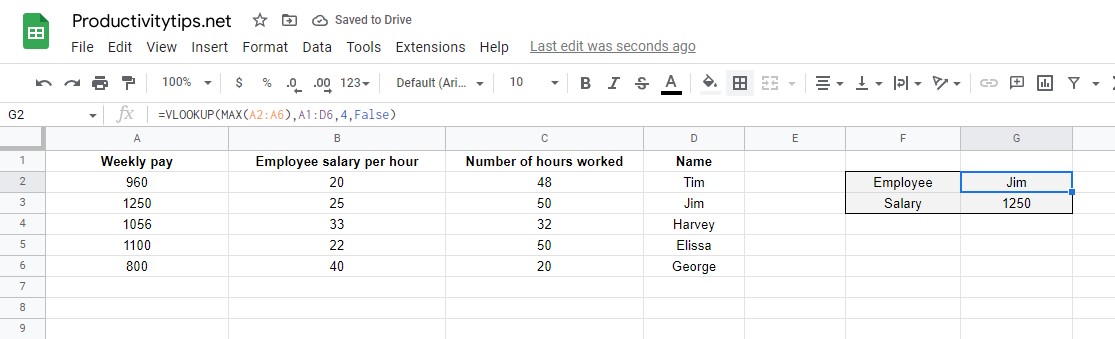 How to Use the VLOOKUP Function in Google Sheets?