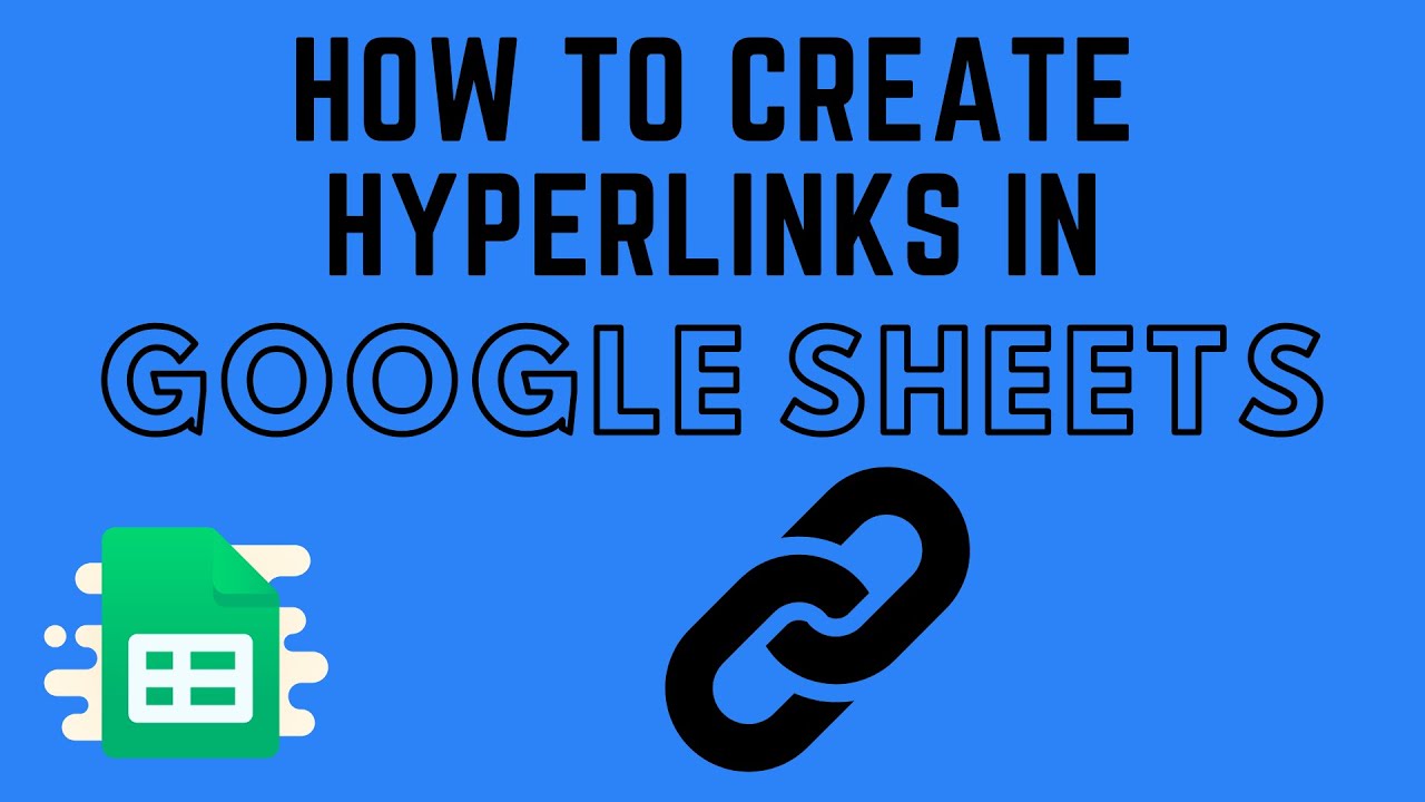 How to Insert a Hyperlink in Google Sheets?